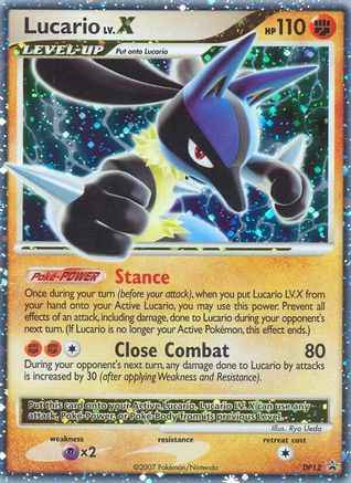 Lucario LV.X DP12/56 - Diamond and Pearl Promos Holofoil