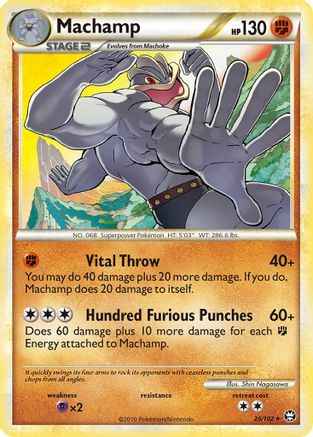 Machamp 026/102 - Triumphant Reverse Holofoil