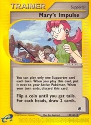 Mary's Impulse 142/165 - Expedition Reverse Holofoil