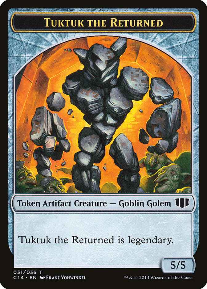 Daretti, Scrap Savant Emblem (C14-036) - Commander 2014 Tokens