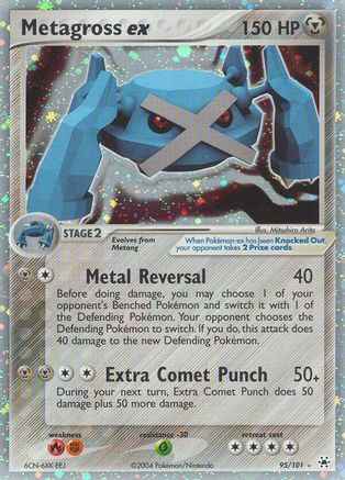 Metagross ex 095/101 - Hidden Legends Holofoil