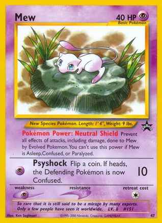 Mew 047/53 - WoTC Promo