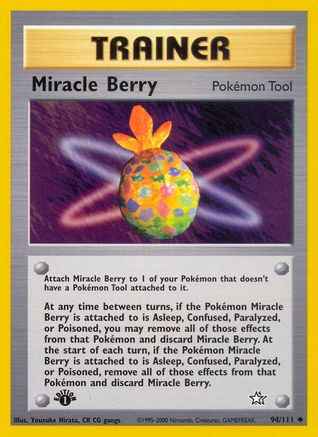 Miracle Berry 094/111 - Neo Genesis 1st Edition