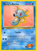 Misty's Horsea 086/132 - Gym Heroes 1st Edition