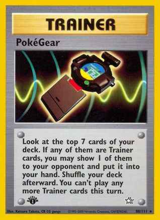 PokeGear 088/111 - Neo Genesis Unlimited