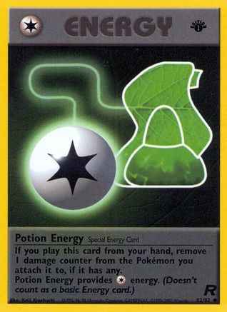 Potion Energy 082/82 - Team Rocket 1st Edition