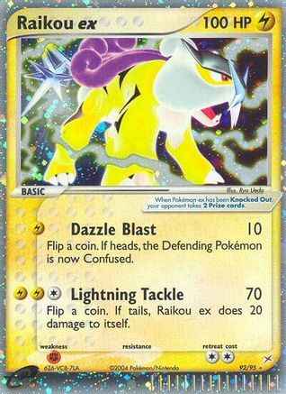 Raikou ex 092/95 - Team Magma vs Team Aqua Holofoil