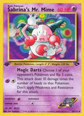 Sabrina's Mr. Mime 059/132 - Gym Challenge 1st Edition