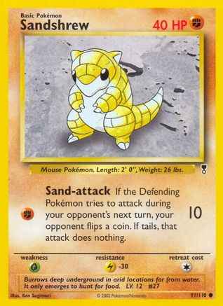 Sandshrew 091/110 - Legendary Collection