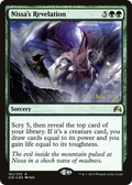 Nissa's Revelation (PRE-191S) - Magic Origins Promos Foil