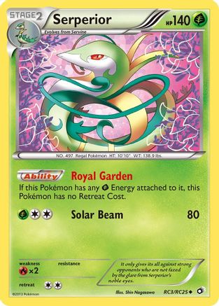 Serperior RC3/RC25 - Legendary Treasures Radiant Collection Holofoil