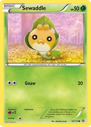 Sewaddle 010/113 - Legendary Treasures