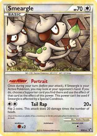 Smeargle 008/90 - Undaunted Holofoil