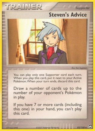 Steven's Advice 083/108 - Power Keepers Reverse Holofoil