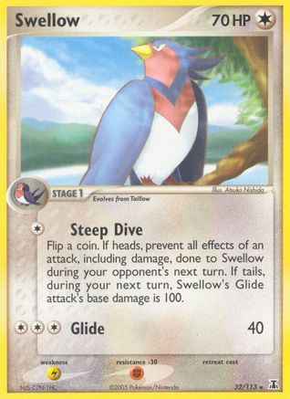 Swellow 032/113 - Delta Species Reverse Holofoil