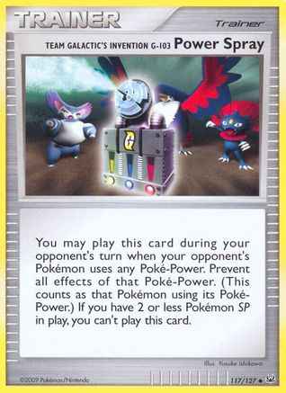 Team Galactic's Invention GPower Spray 117/127 - Platinum