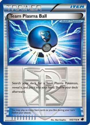 Team Plasma Ball (Team Plasma) 105/116 - Plasma Freeze