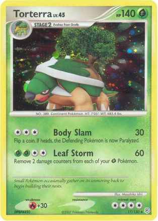 Torterra 017/130 - Diamond and Pearl Holofoil