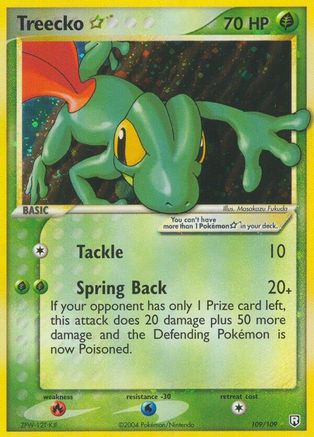 Treecko Star 109/null - Team Rocket Returns