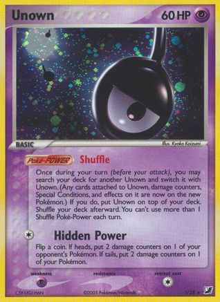 Unown 00!/115 - Unseen Forces Holofoil