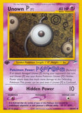 Unown [P] 058/105 - Neo Destiny 1st Edition