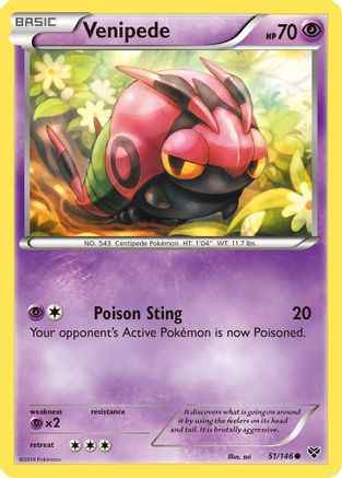 Venipede 051/146 - XY Base Set