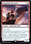 Dragonkin Berserker (PRE-131S) - Kaldheim Promos Foil