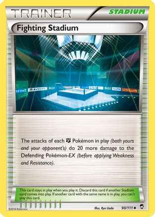 Fighting Stadium 090/111 - XY  Furious Fists