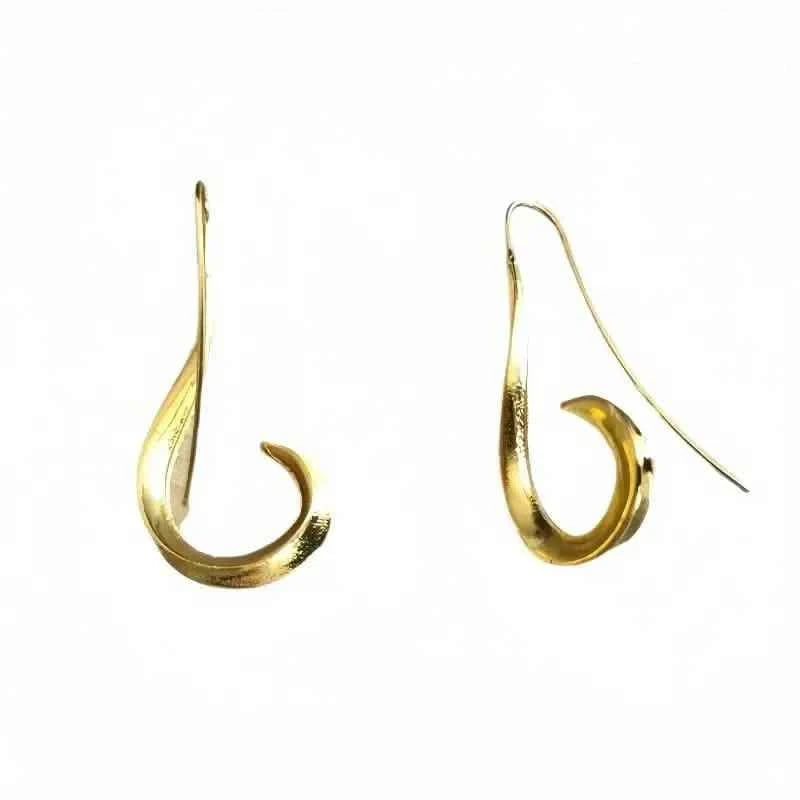 925 Sterling Silver Hypoallergenic Antique Finish Hook Earrings
