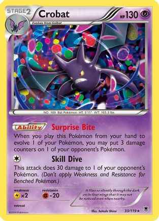 Crobat 033/119 - XY  Phantom Forces