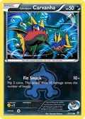 Team Aqua's Carvanha 020/34 - Double Crisis Reverse Holofoil