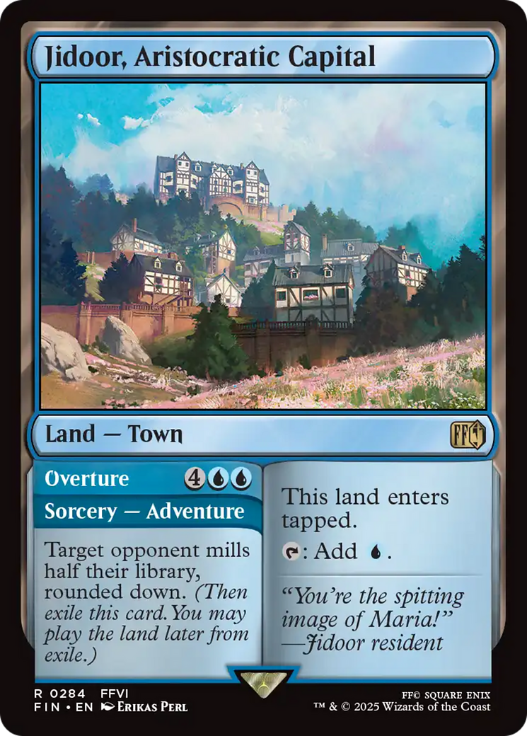 Jidoor, Aristocratic Capital // Overture (FIN-284) - FINAL FANTASY Foil