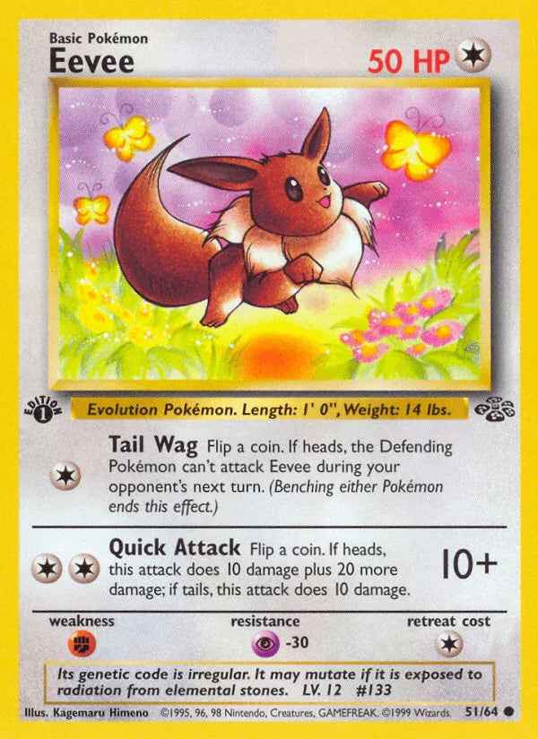 Eevee (51/64) [Jungle 1st Edition]