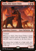 Zalto, Fire Giant Duke (AFR-171) - Adventures in the Forgotten Realms Foil