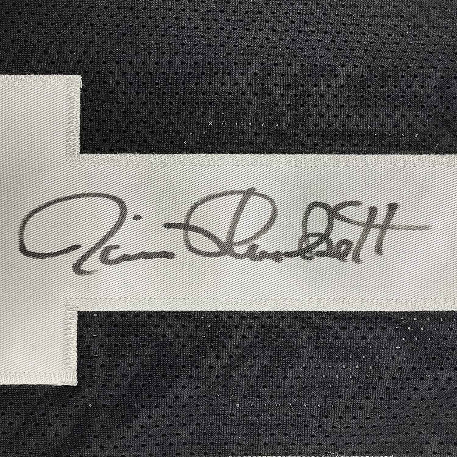 Autographed/Signed Jim Plunkett Oakland Black Football Jersey JSA COA