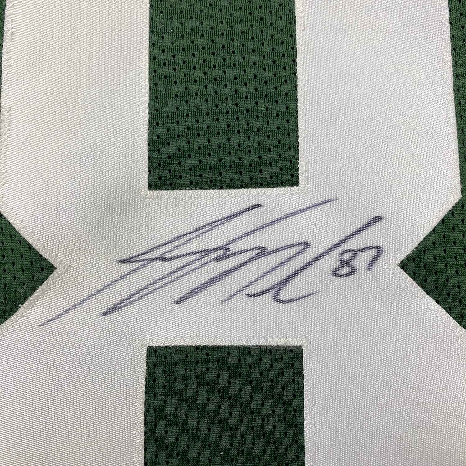 Framed Autographed/Signed Jordy Nelson 35x39 Green Bay Green Football Jersey Tristar COA