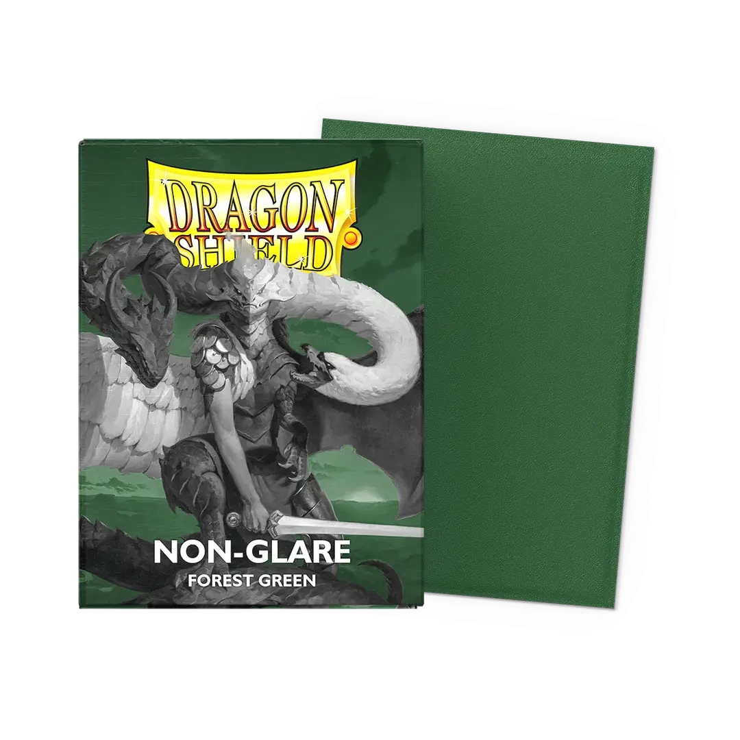 Forest Green - Non-Glare - Matte Sleeves - Standard Size