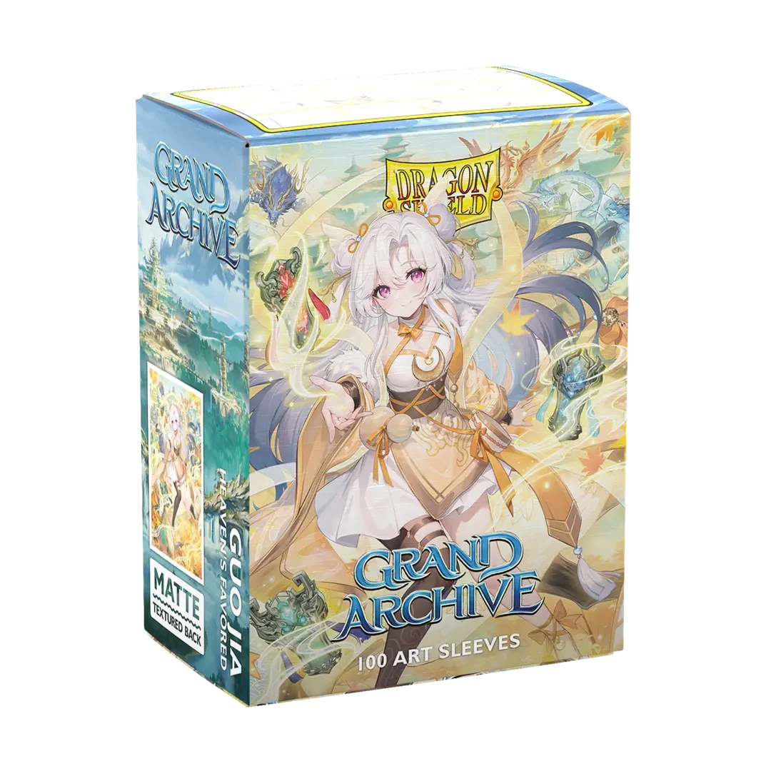 Grand Archive - Guo Jia, Heaven’s Favored - Matte Art Sleeves - Standard Size