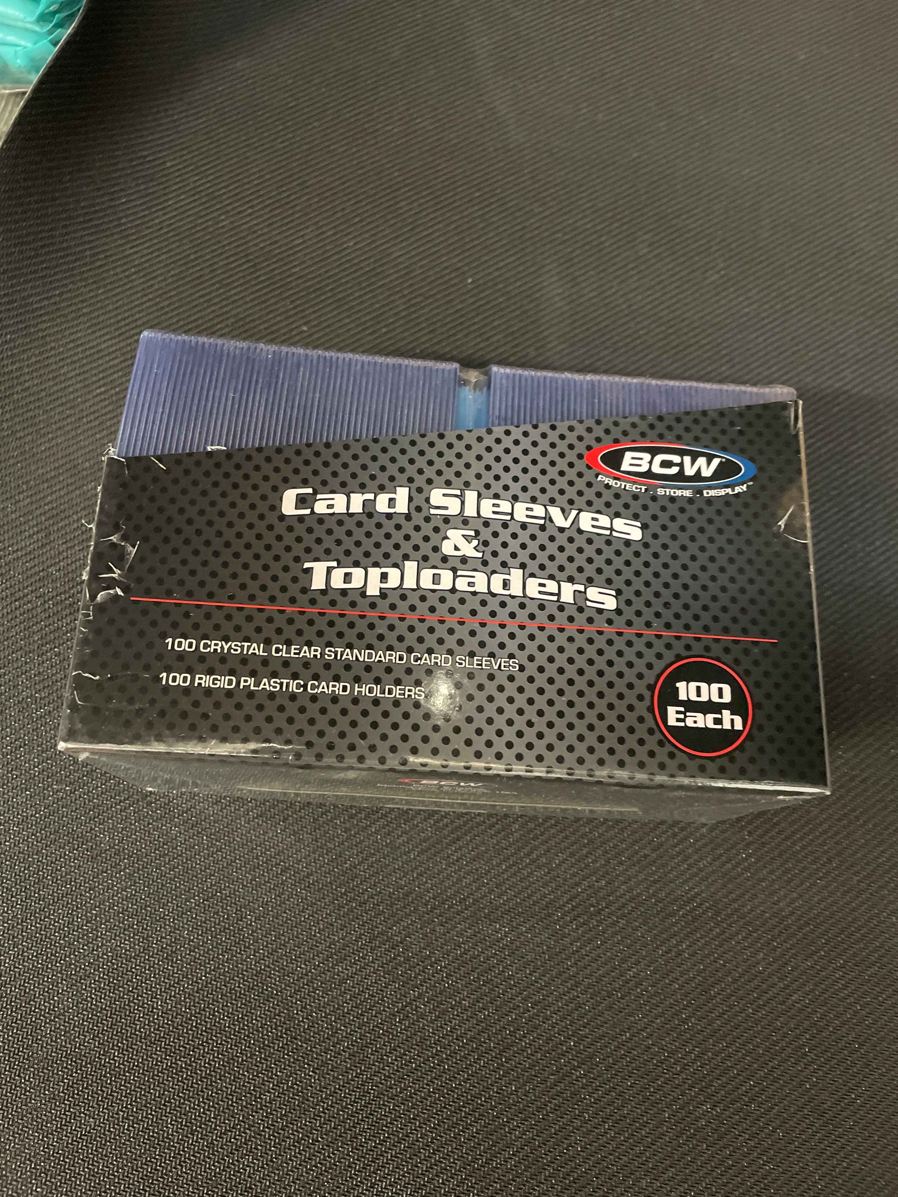 BCW 100-Count Card Sleeve & Toploader Combo Pack