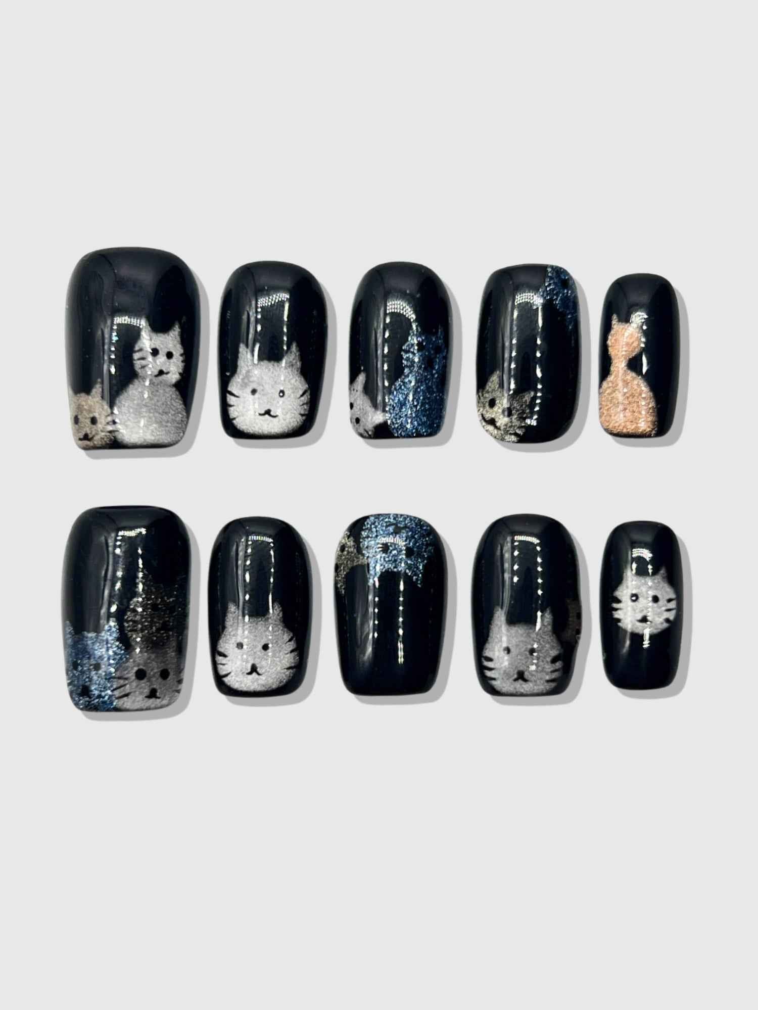 Cat Lady press on nails