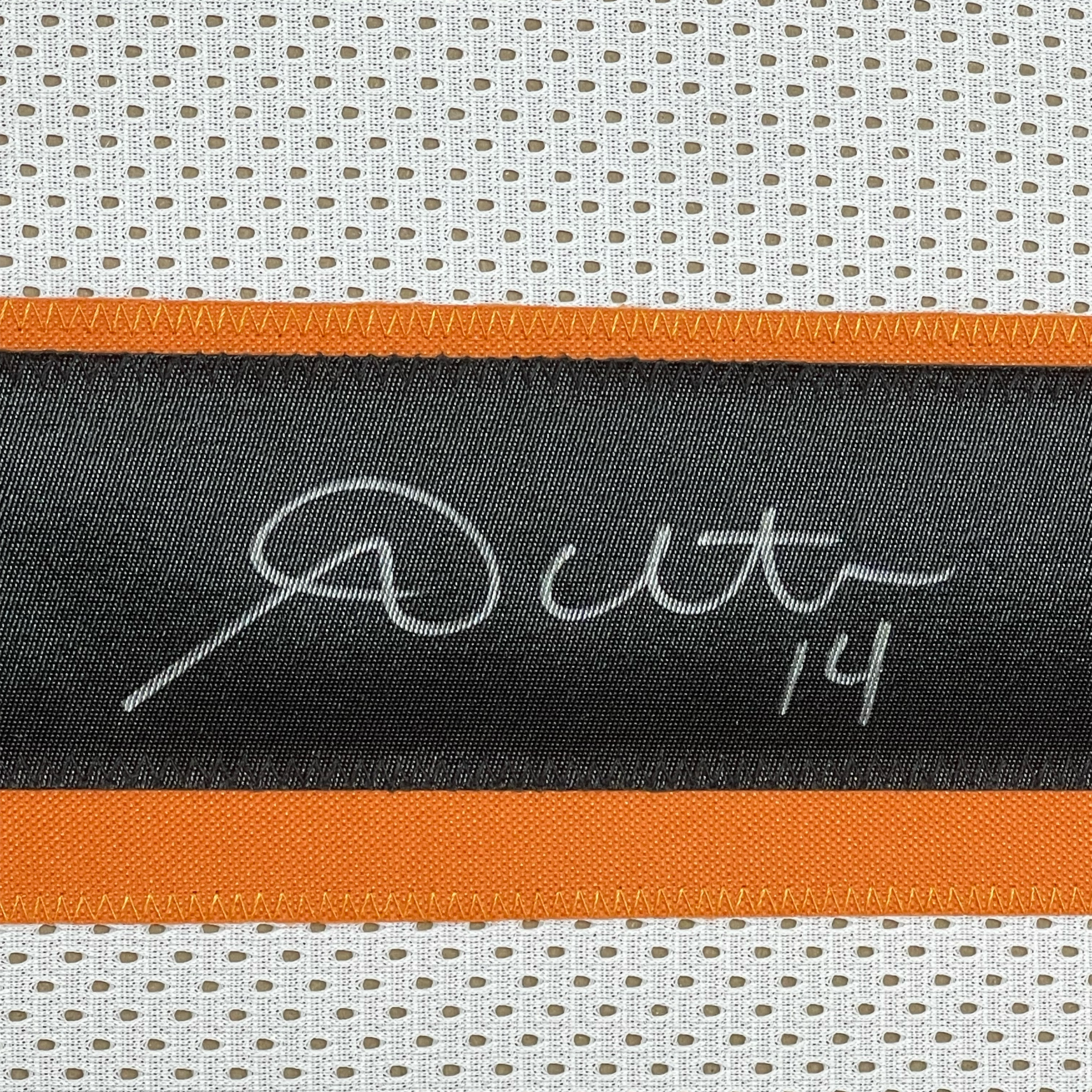 Framed Autographed/Signed Andy Dalton 35x39 Cincinnati White Football Jersey JSA COA