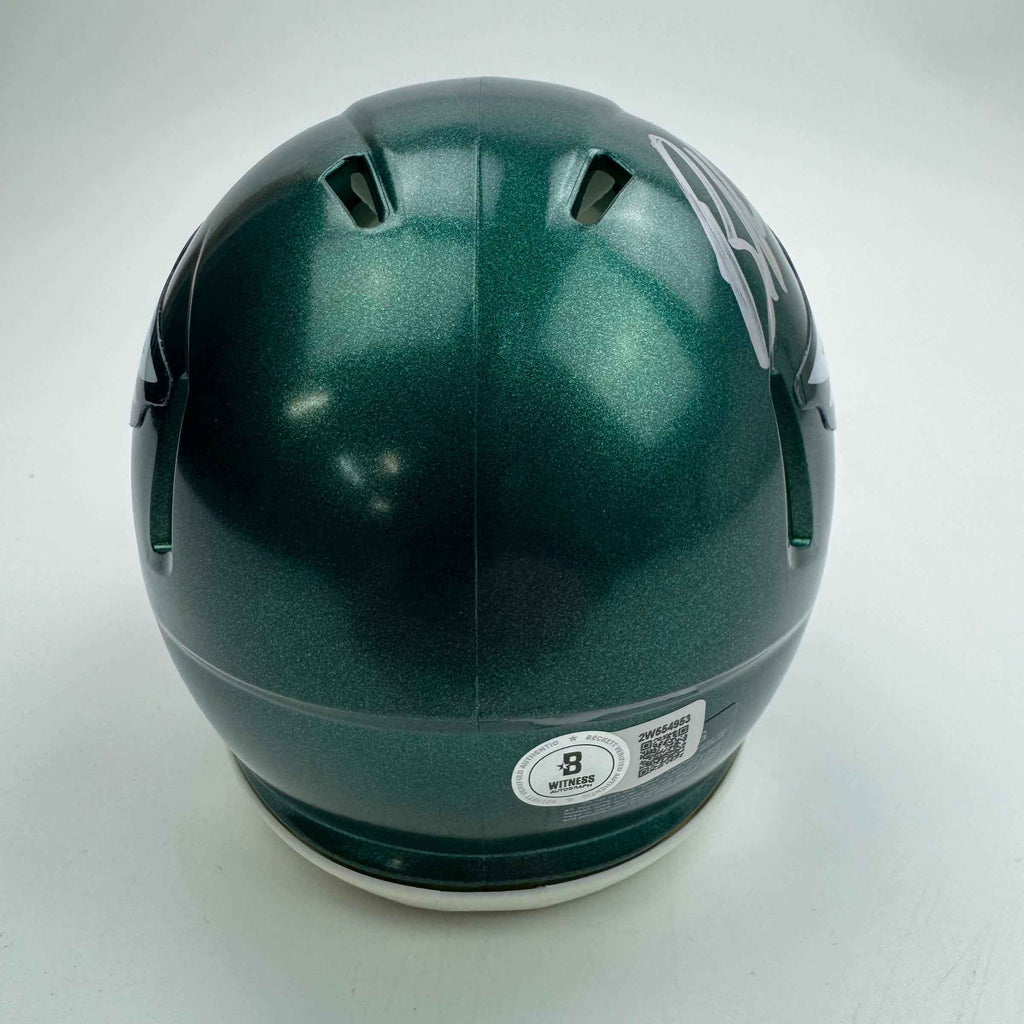 Autographed/Signed Brandon Graham Philadelphia Eagles Mini Football Helmet JSA COA