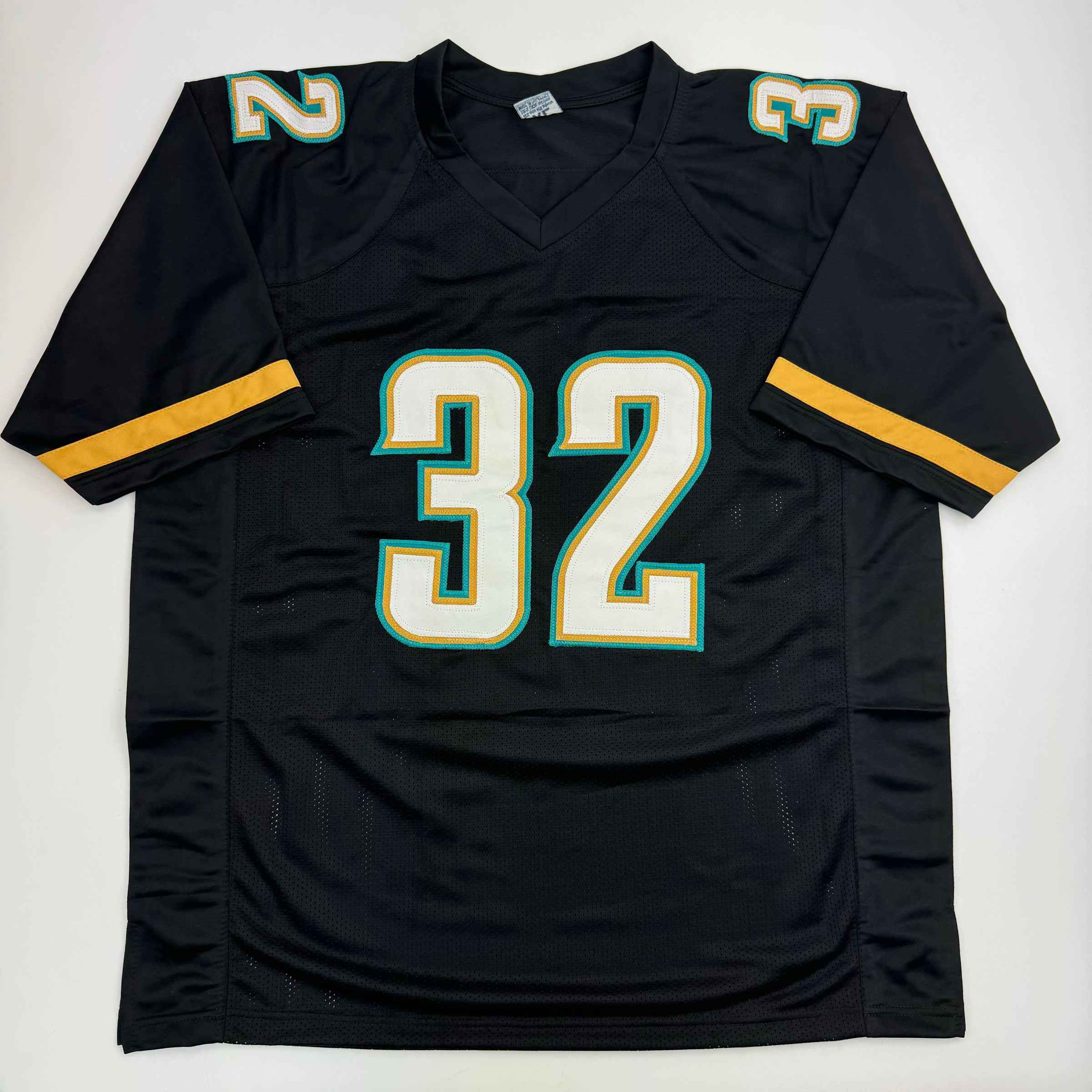 Autographed/Signed Maurice Jones-Drew Jacksonville Black Football Jersey Beckett BAS COA
