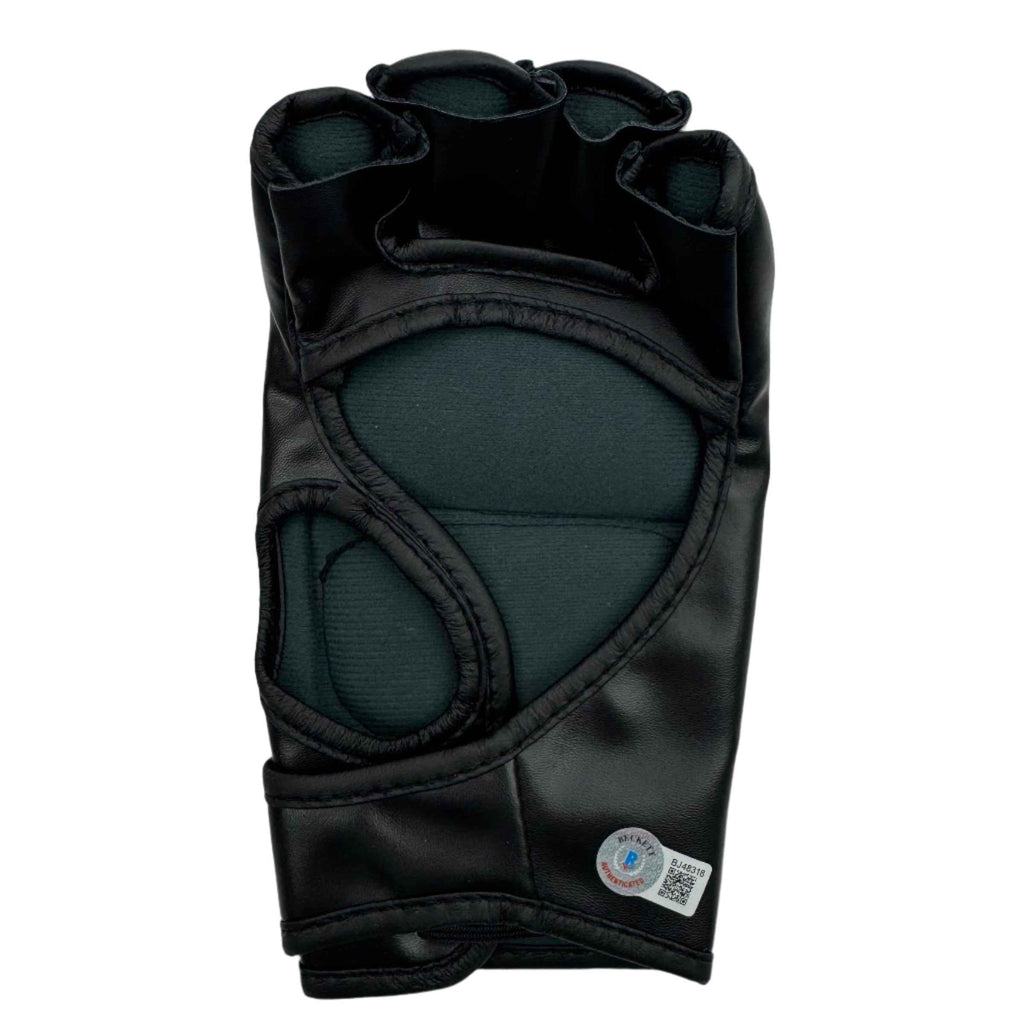 Autographed/Signed Conor McGregor UFC MMA Black Fighting Glove Beckett BAS COA Auto