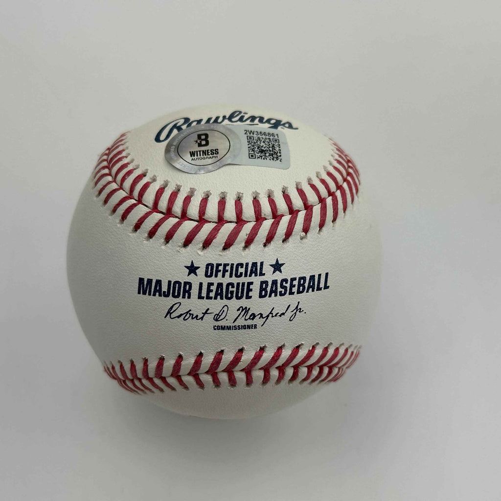 Autographed/Signed Andre Dawson Rawlings Official Major League Baseball ROML Beckett BAS COA