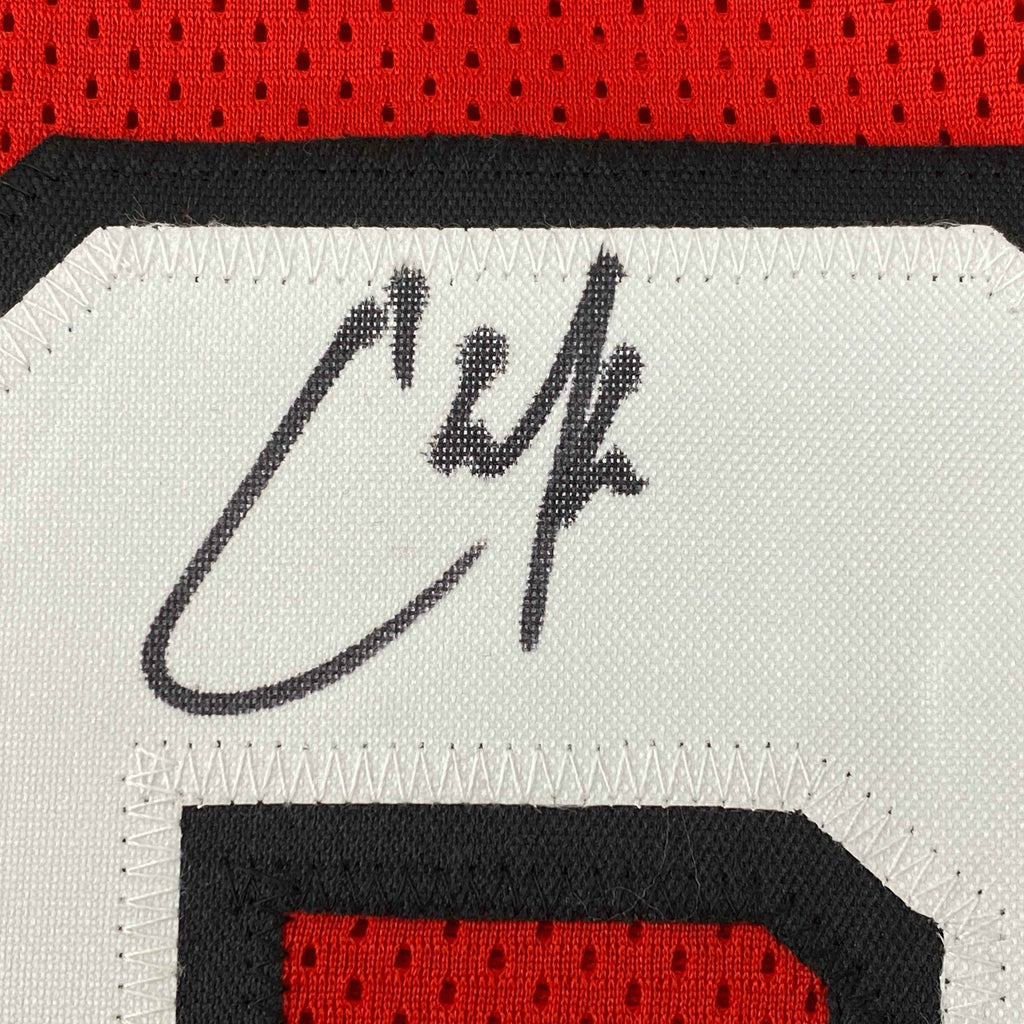 Autographed/Signed Chase Edmonds Arizona Red Football Jersey JSA COA