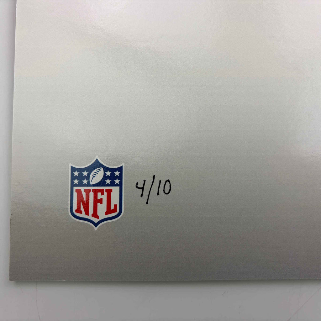 2025 Panini Instant Impressions NFL Quinshon Judkins #II-25 18x24 Hand Print Autographed Auto /10 Cleveland Browns Rookie RC Oversized Football Card