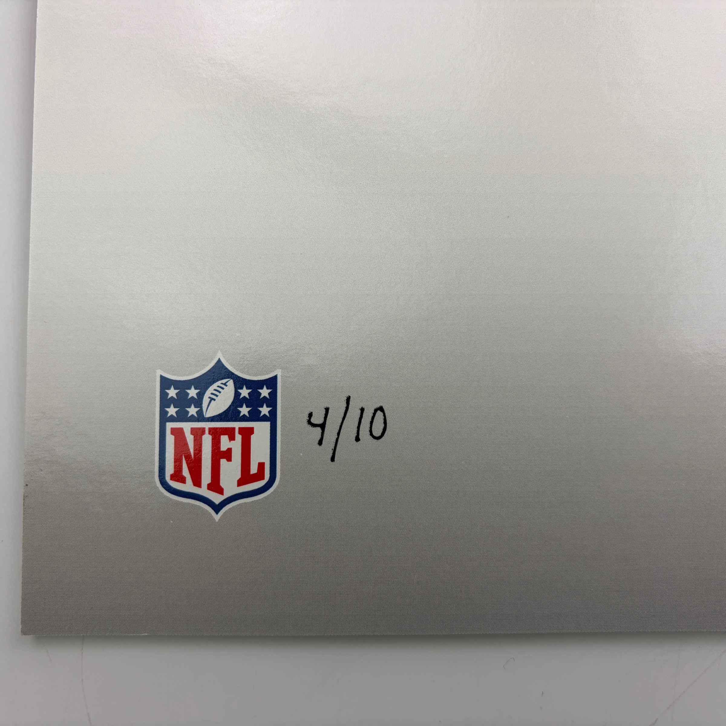 2025 Panini Instant Impressions NFL Quinshon Judkins #II-25 18x24 Hand Print Autographed Auto /10 Cleveland Browns Rookie RC Oversized Football Card