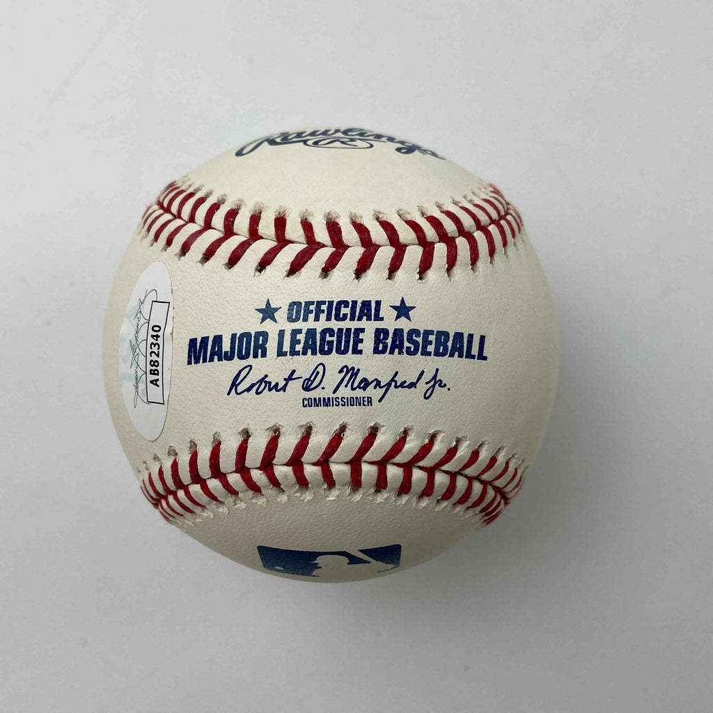 Autographed/Signed Josh Donaldson Rawlings Official Major League Baseball ROML JSA COA