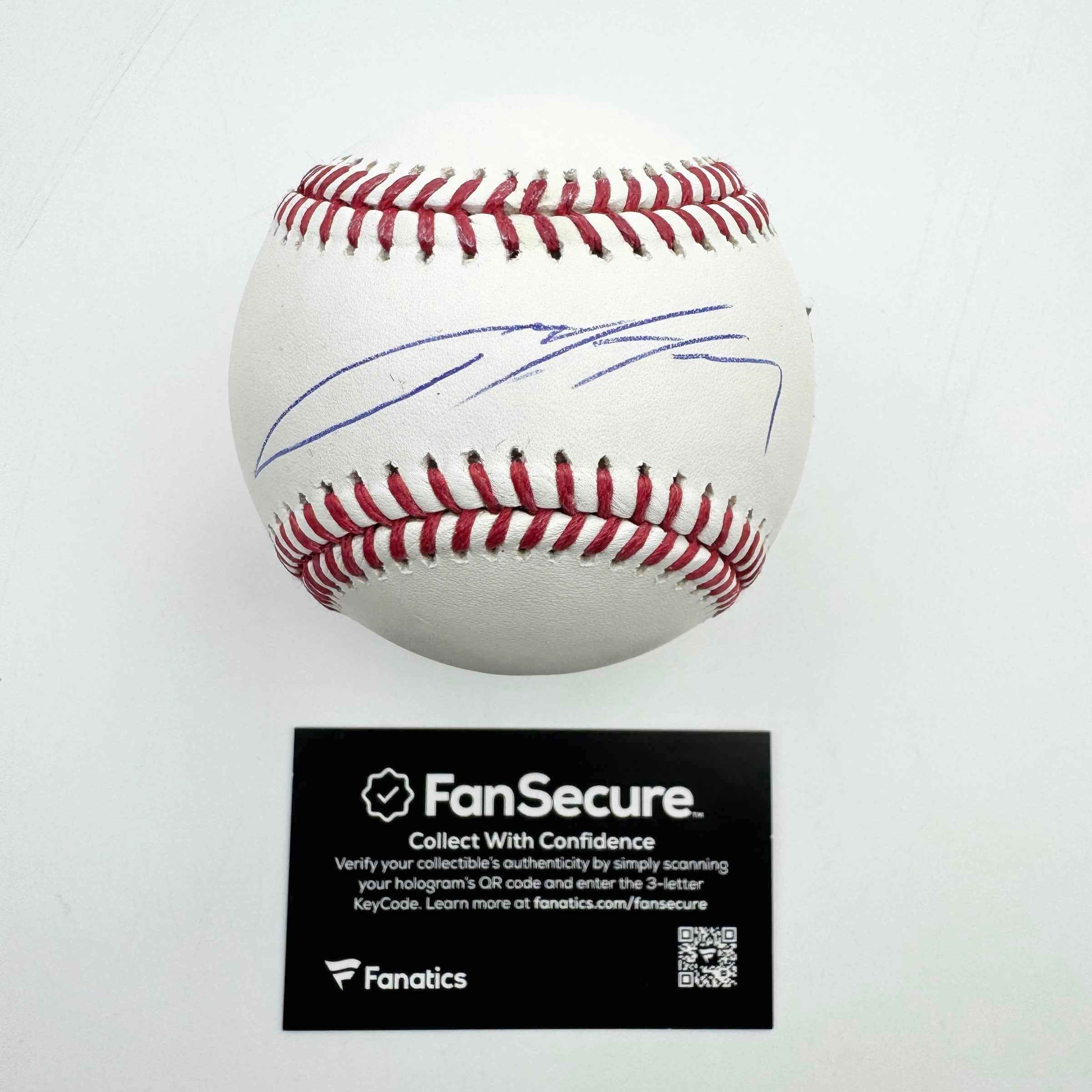 Autographed/Signed Jackson Holliday Rawlings Official Major League Baseball ROML Fanatics COA